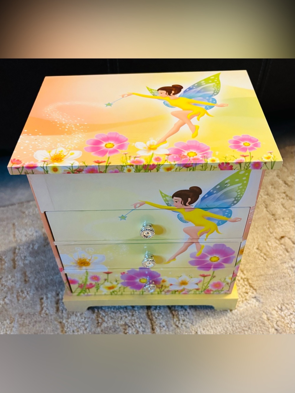 2012 Jakos LTD Fairy Musical Jewelry Box